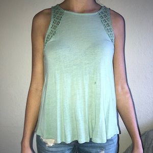 •mint or sea foam green tank top•